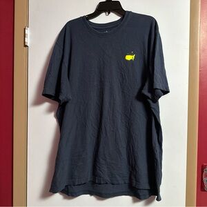 Masters 2019 Dark Blue Tee with Yellow Logo